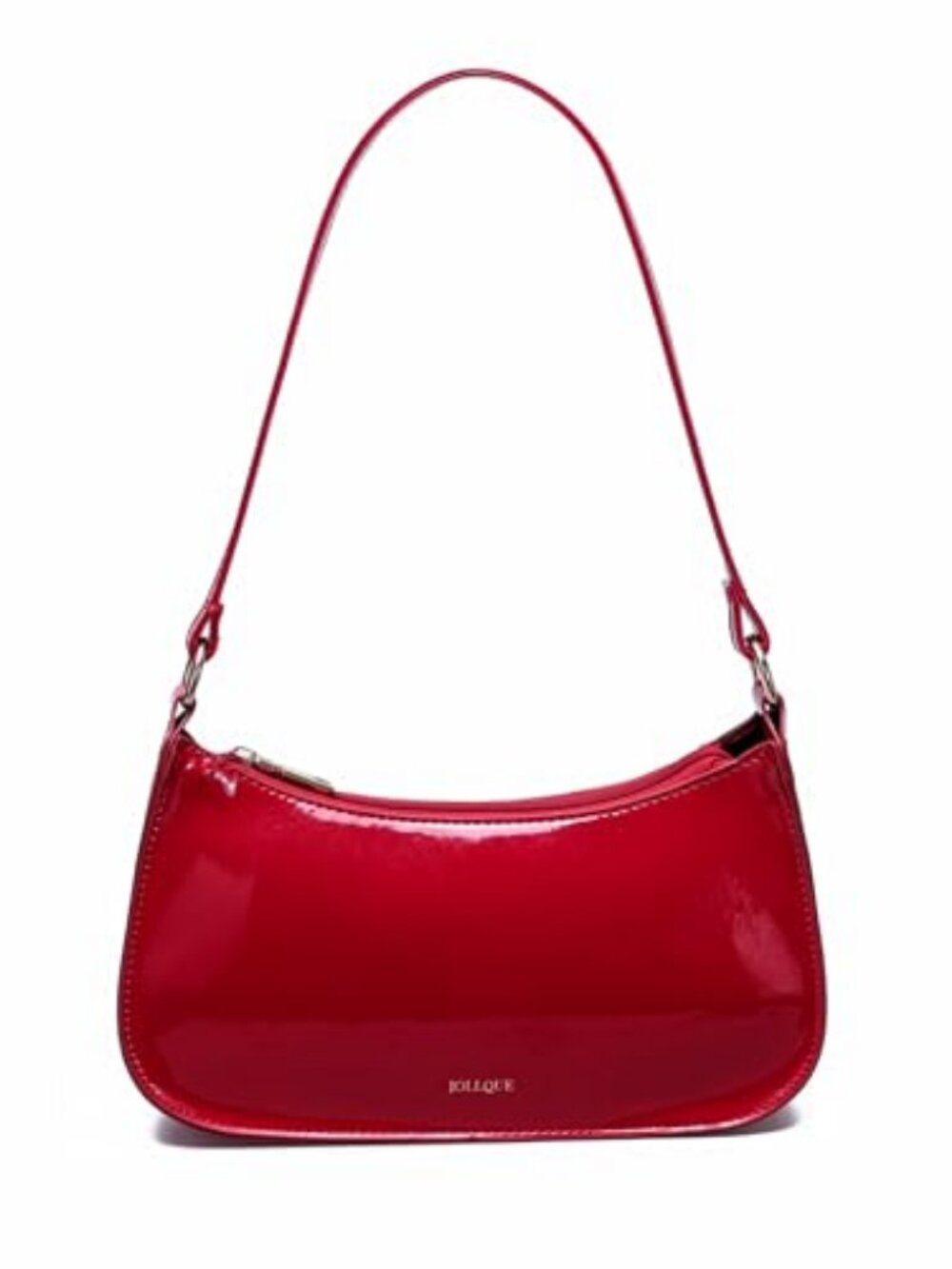 Shoulder Bag for Women, Small Under the Arm Patent Leather Purses, Mini Clutch